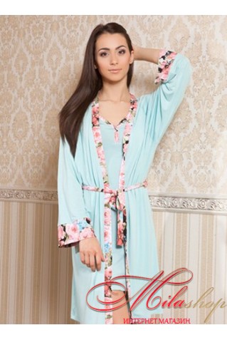 Изящный халат из вискозы Cornett ХЛ-001